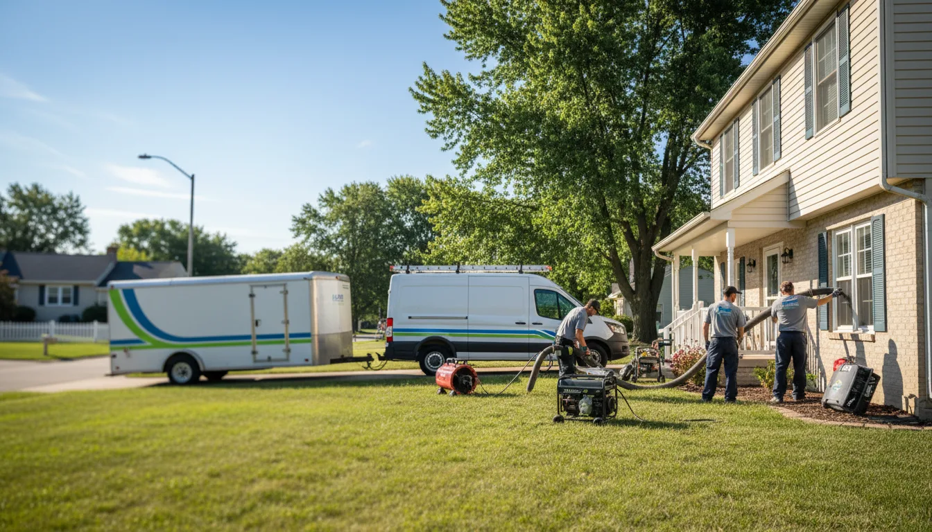 Flooded Basement Restoration And Cleanup With Repair in Harpster, OH near me